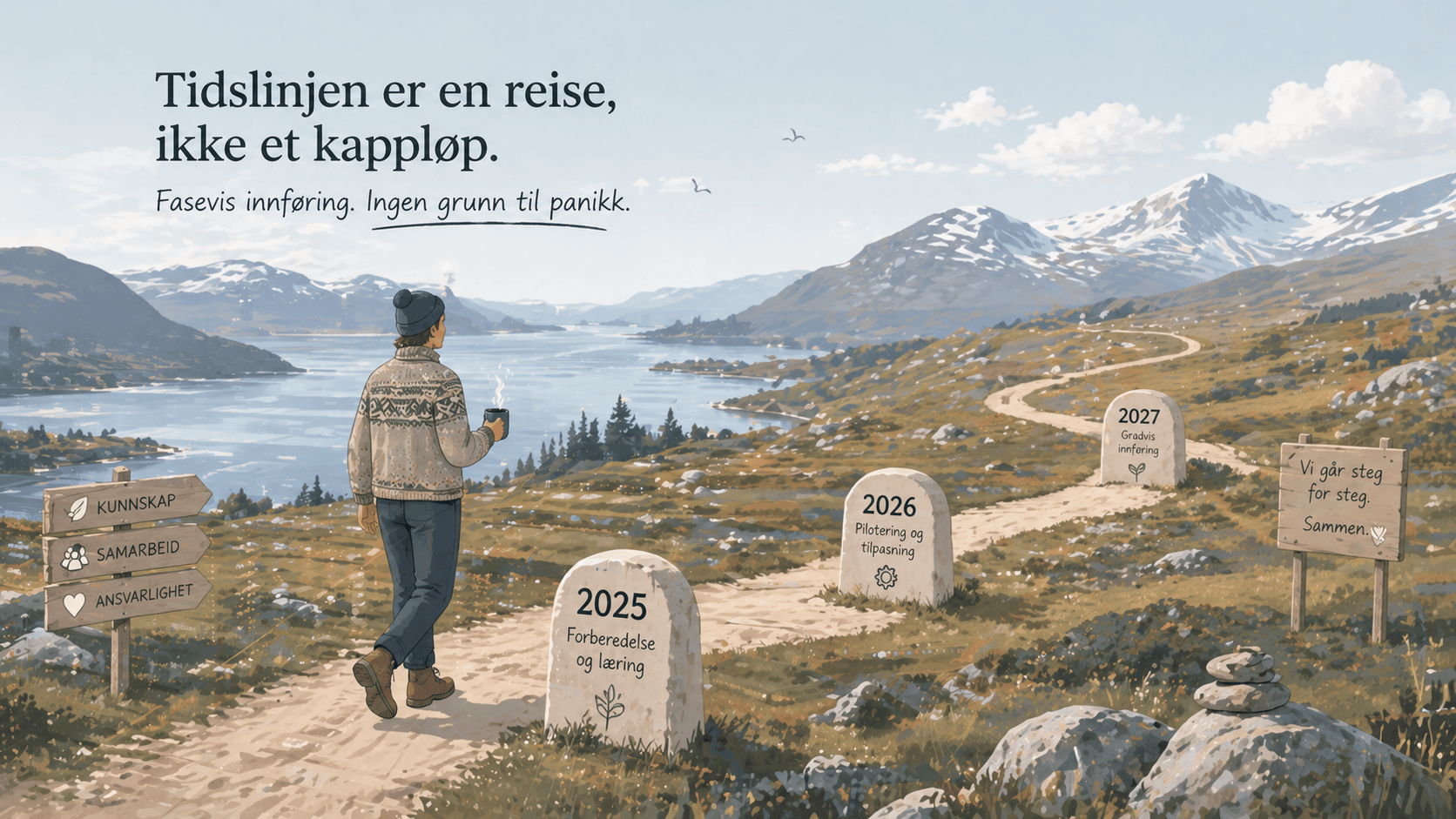 EU AI Act trer i kraft i fasevis — hva må vi faktisk bry oss om?